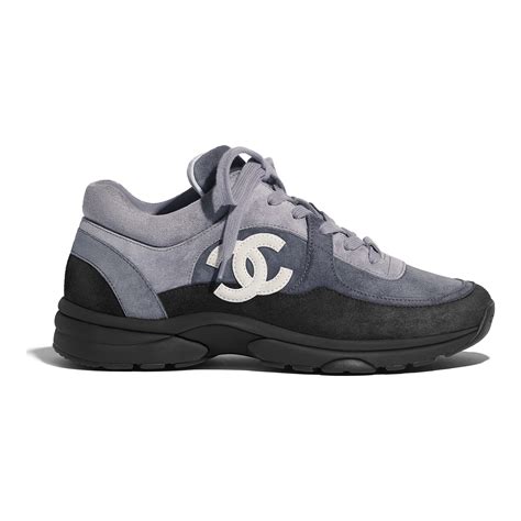 chanel fabric and suede calfskin sneakers|Chanel velvet calfskin sneakers.